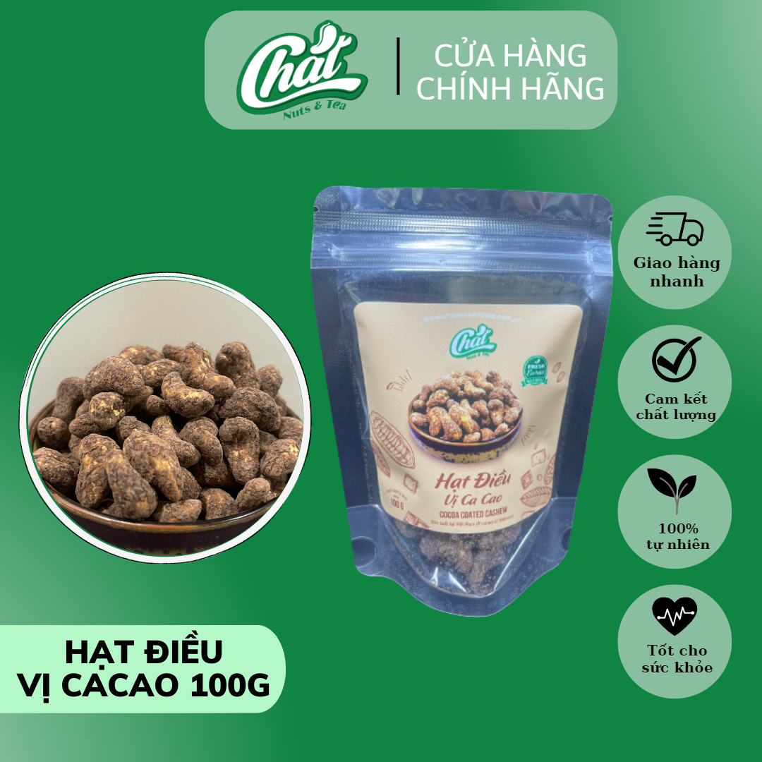Hạt điều cacao 100g